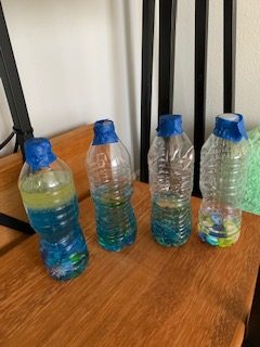 Ocean theme Sensory Bottles
