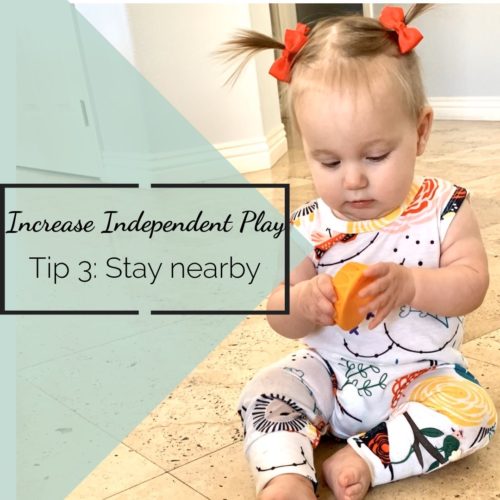 Baby playing with lids increasing independent play tip 3 stay nearby