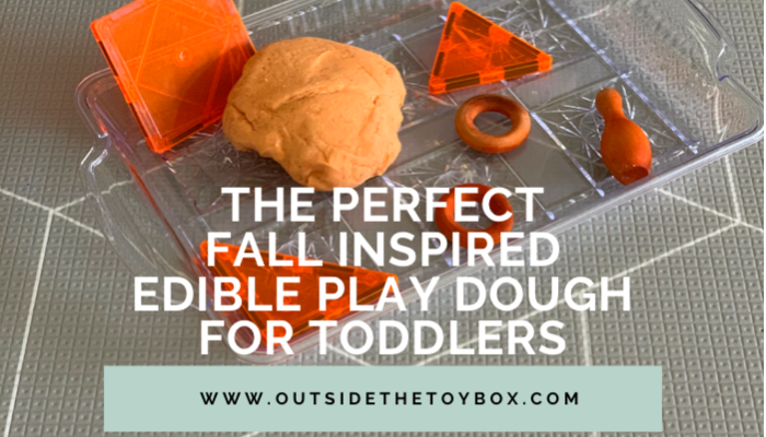 The Perfect Fall Inspired Edible Play Dough for Toddlers