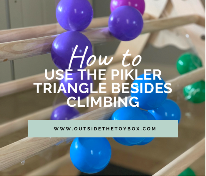 How to Use the Pikler Triangle Besides Climbing