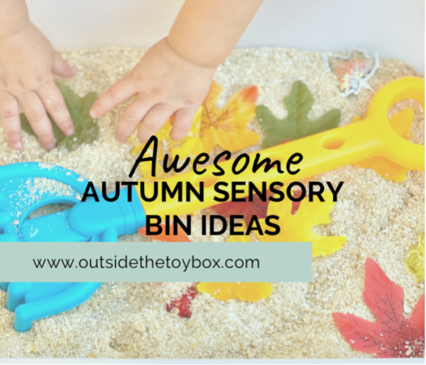 Awesome Autumn Sensory Bin Ideas - Outside the Toy Box