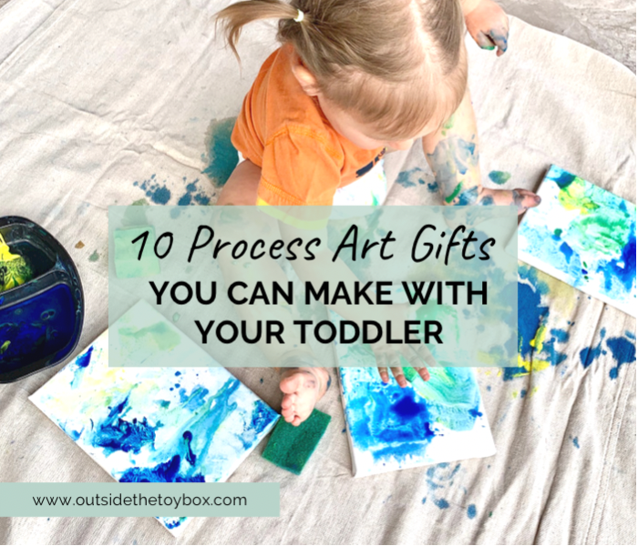 10 Process Art Gifts You can Make with your Toddler