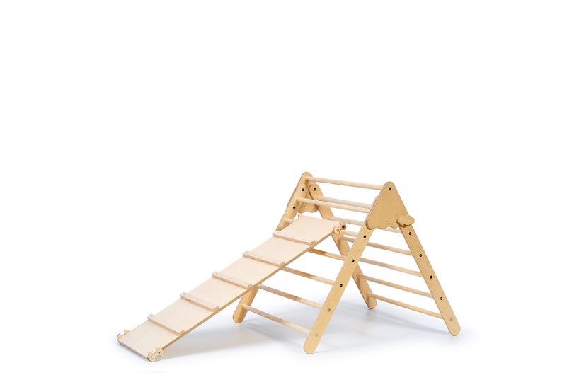 Foldable Climbing Triangle with Ramp, Express Shipping, Climbing Triangle, Toddler Gym, Montessori Toy, Waldorf Toy, Activity Center