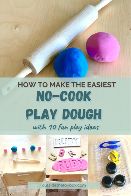 No-Cook Play Dough At Home with ideas