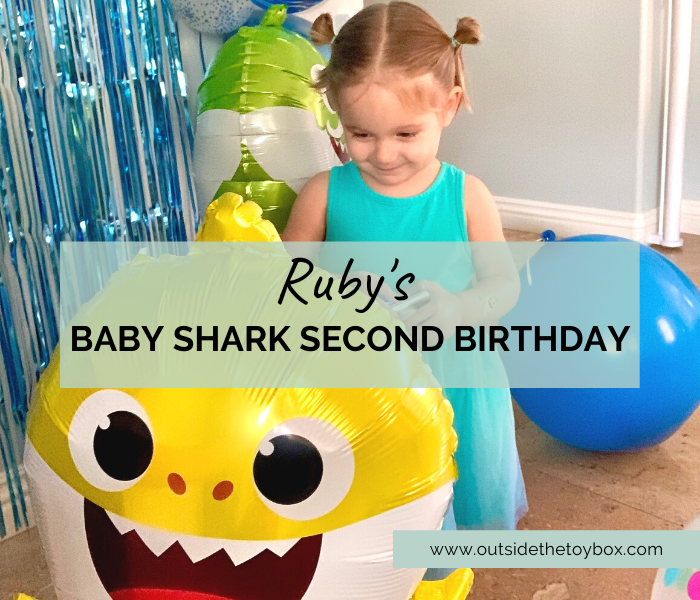 Ruby's Baby Shark Second Birthday - Outside the Toy Box