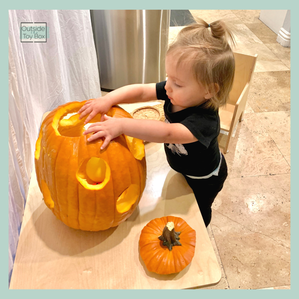 10 Unique Toddler Pumpkin Activities - Outside the Toy Box