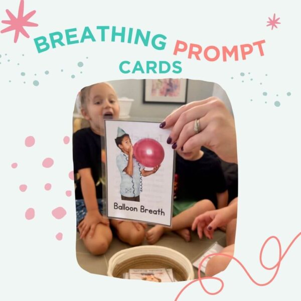 breathing prompt cards Mindfulness for children