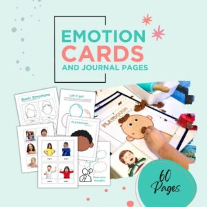 Emotion cards and journal pages