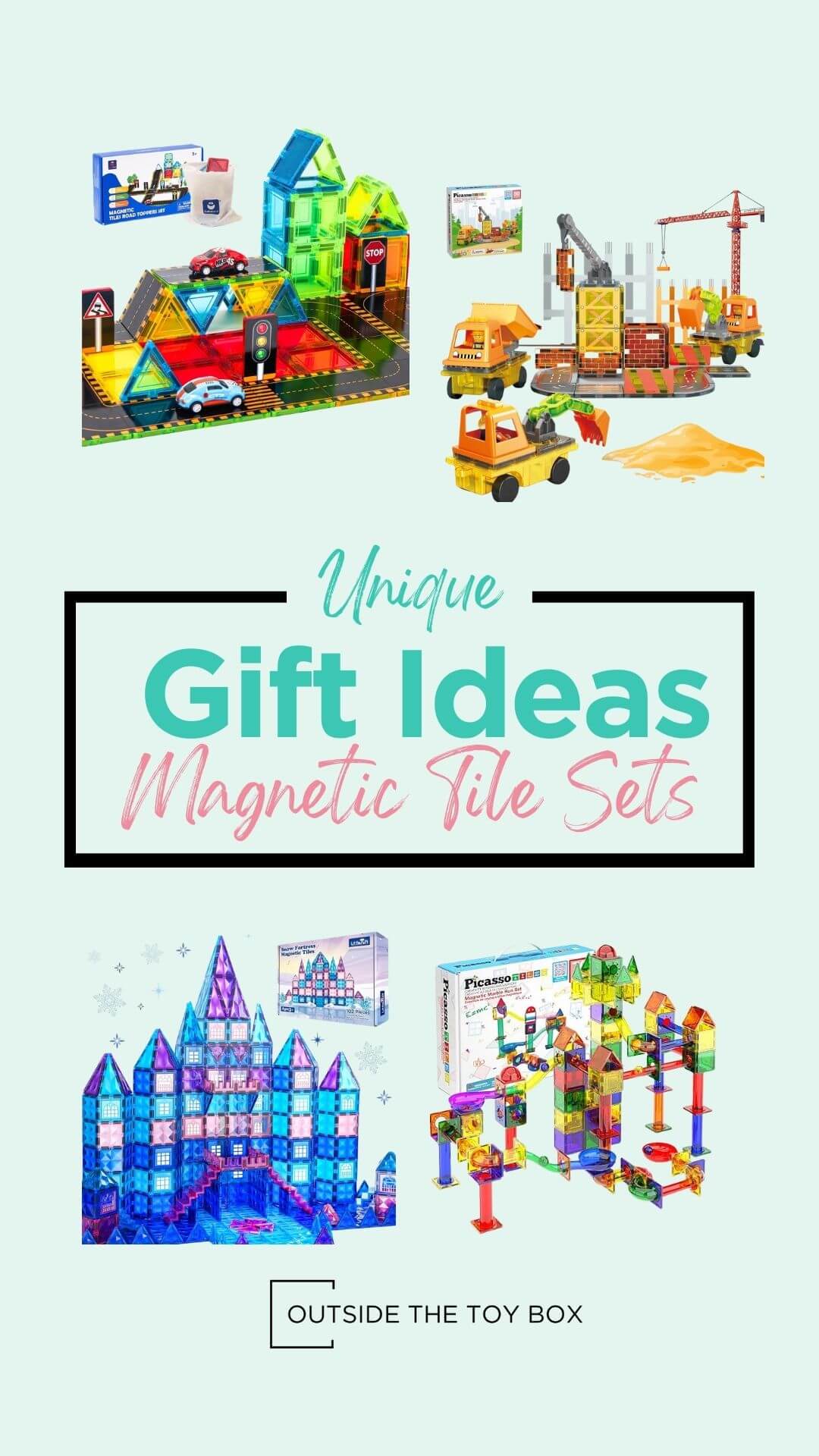 unique gift ideas for toddlers and preschoolers magnetic tile sets