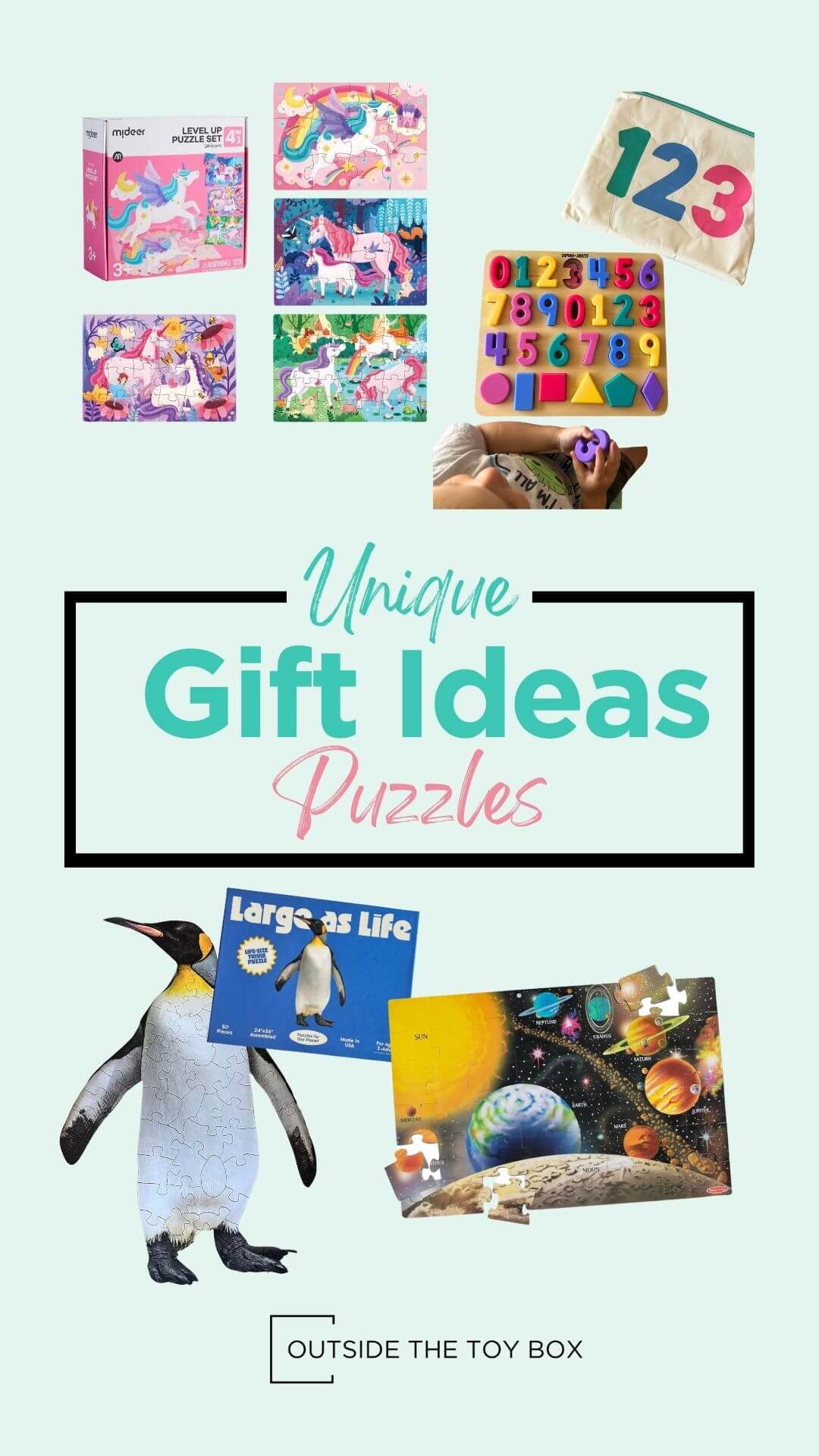 Unique gift ideas for toddlers and preschoolers puzzles