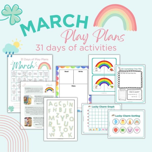 March Play Plans Activity Calendar