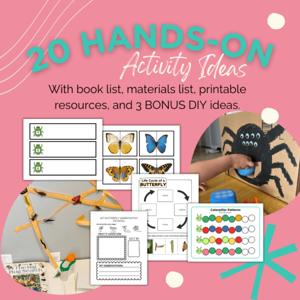hands on preschool bug activities