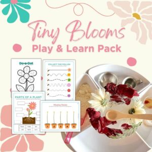 tiny blooms play and learn pack