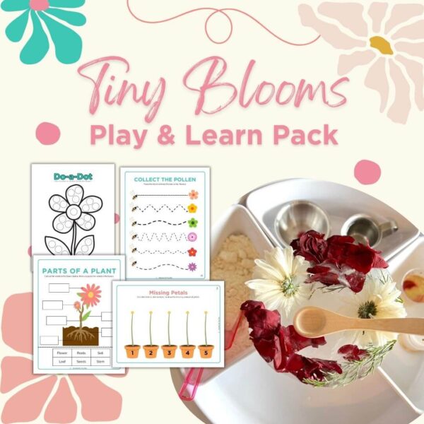 tiny blooms play and learn pack