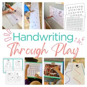 Handwriting through play